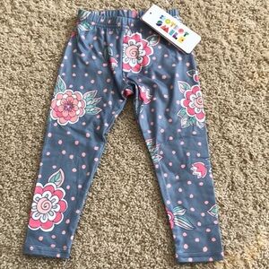 Colorful Floral Kids Leggings